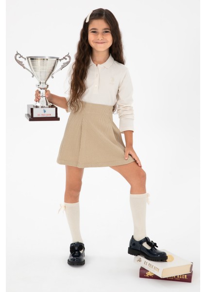 Kız Çocuk Krem Sweatshirt 50296377-VR071