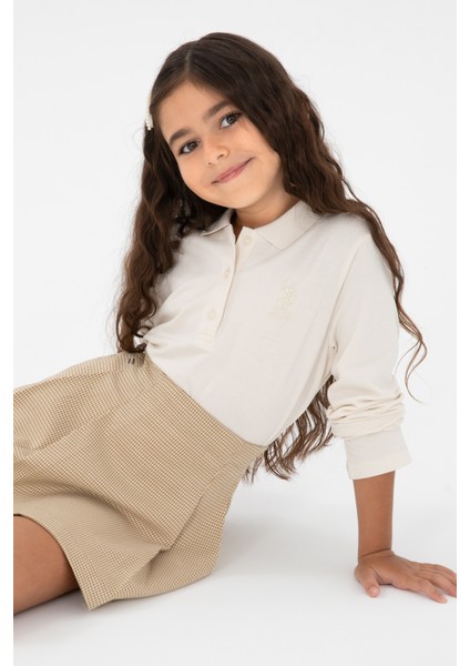 Kız Çocuk Krem Sweatshirt 50296377-VR071 fiyatları