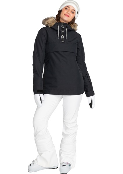 Kadın Snowboard Ceketi Shelter JK Siyah