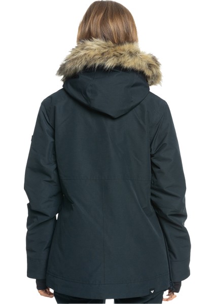 Kadın Snowboard Ceketi Shelter JK Siyah