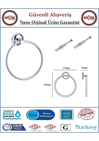 Havluluk Paslanmaz Nikel - Yuvarlak fiyatları