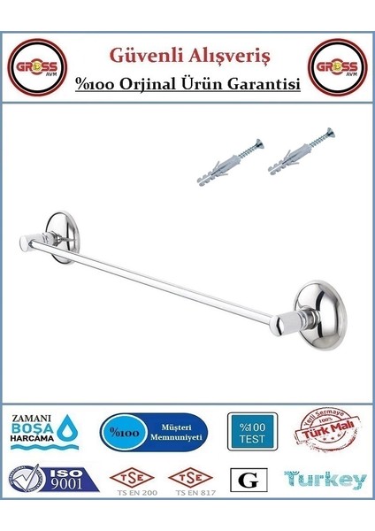 Havluluk Paslanmaz Nikel - Düz Uzun fiyatları