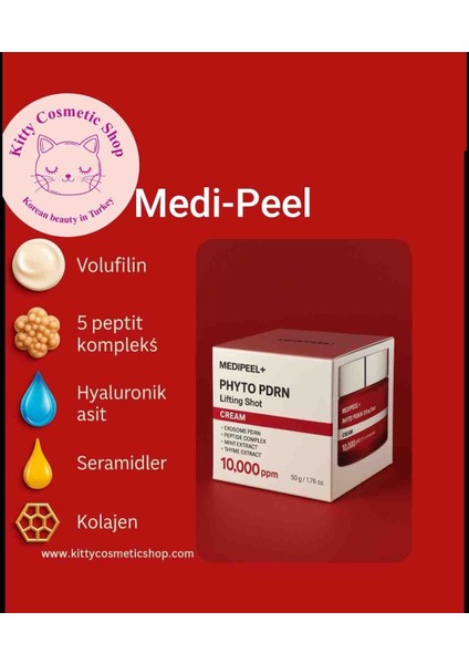 Medıpeel Phyto Exosome Pdrn Lifting Shot Cream