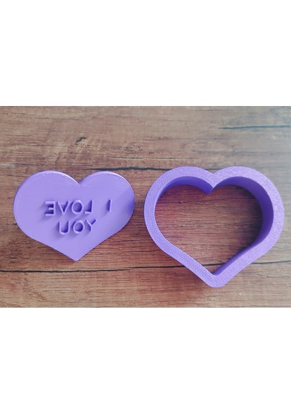 I Love You Kurabiye Kalıbı