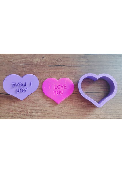 I Love You Kurabiye Kalıbı fiyatları