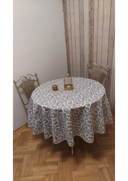 Yuvarlak,duck (Sıvı Itici ,leke Tutmaz) Kumaş,masa Örtüsü