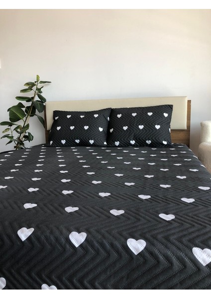 Kalpli Çift Kişilik 3 Parça Yatak Örtüsü Seti - 200X240 cm (Pvc Çantalı) modelleri