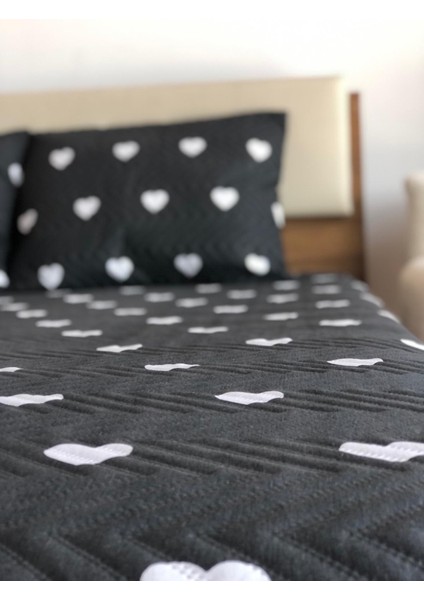 Kalpli Çift Kişilik 3 Parça Yatak Örtüsü Seti - 200X240 cm (Pvc Çantalı) indirimleri