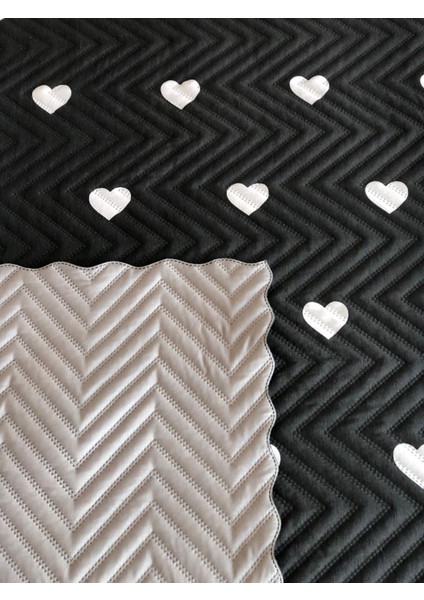 Kalpli Çift Kişilik 3 Parça Yatak Örtüsü Seti - 200X240 cm (Pvc Çantalı)