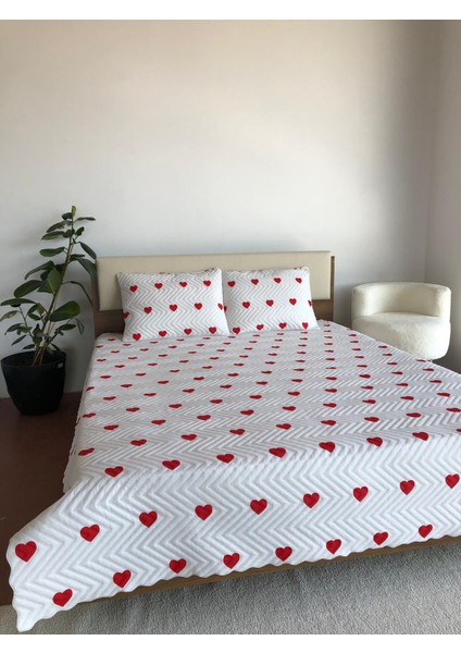 Kalpli Çift Kişilik 3 Parça Yatak Örtüsü Seti - 200X240 cm (Pvc Çantalı) modelleri