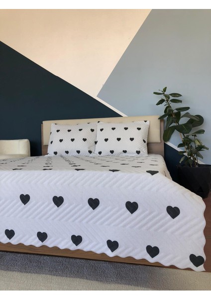 Kalpli Çift Kişilik 3 Parça Yatak Örtüsü Seti - 200X240 cm (Pvc Çantalı) modelleri