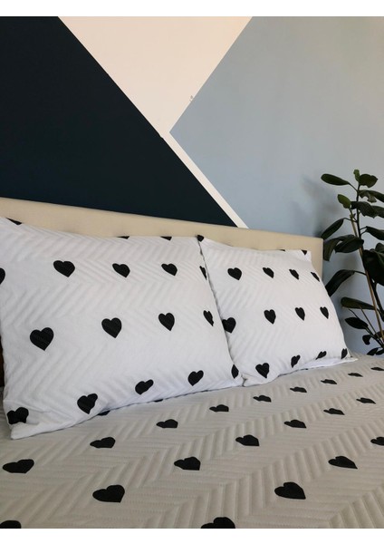 Kalpli Çift Kişilik 3 Parça Yatak Örtüsü Seti - 200X240 cm (Pvc Çantalı) fırsatları
