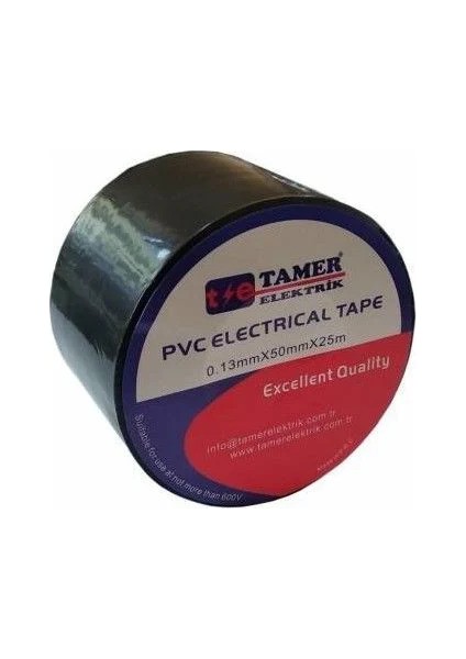 Izolebant Pvc / 0,13MM x 50MM x 25MT / Tamer