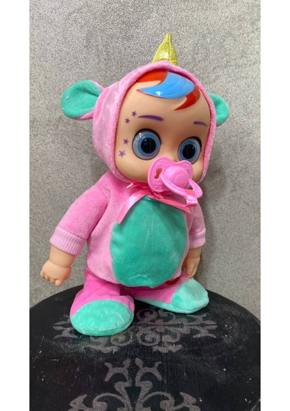 Yürüyen ve Dans Eden Oyuncak Crybabyy Emzikli Müzikli Pilli Emziği Çıkarınca Ağlayan Peluş Bebek