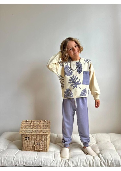 Baskılı Uzun Kollu Erkek Çocuk Alt Üst Takım modelleri