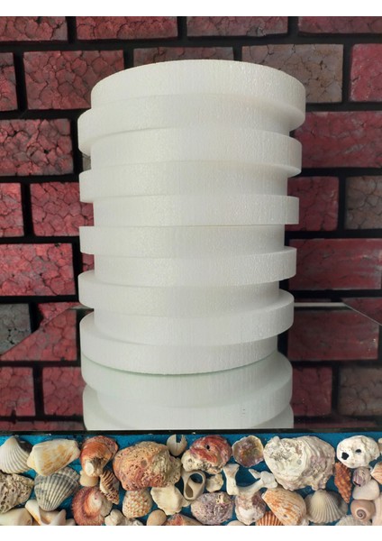 10'lu Paket Strafor Pasta Altı-Tepsisi 30CM Çap 3cm Yükseklik