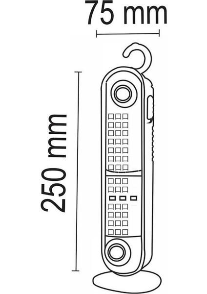 Büro Ev Ofis Kamp Keyfi Için Şarjlı Taşınır Acil Durum Işığı modelleri