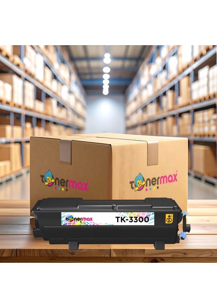 Kyocera TK-3300 Muadil Toner 10'lu Avantaj Paket / Ecosys MA4500IX / MA4500IFX / 1T0C100NL0