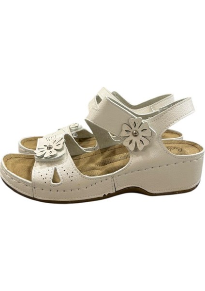 C.verde Puflu Anatomik Taban Günlük Kadın Sandalet modelleri