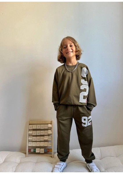 Baskılı Uzun Kollu Erkek Çocuk Alt Üst Takım