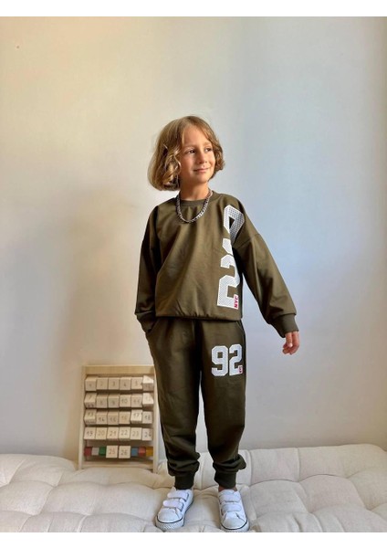 Baskılı Uzun Kollu Erkek Çocuk Alt Üst Takım modelleri