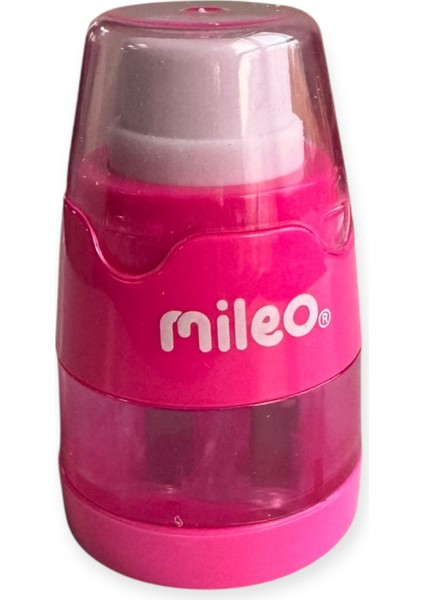 Mileo Maxi Çift Bıçaklı Kalemtraş, Silgili, Renkli, 4 Farklı Renk Seçeneği fiyatları