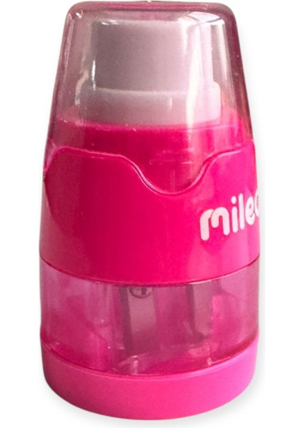 Mileo Maxi Çift Bıçaklı Kalemtraş, Silgili, Renkli, 4 Farklı Renk Seçeneği modelleri