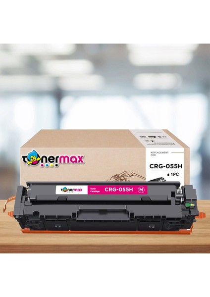Canon CRG-055H Muadil Toner Kırmızı-Çipli / LBP-662CDW / LBP-664CX / MF-741CDW / MF-742CDW / MF-743CDW / MF-744CD / MF-745CDW / MF-746CX