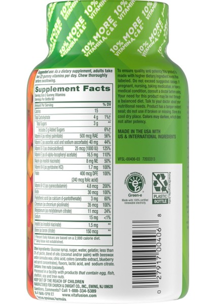 Multivites Yetişkinler Için Multivitamin – 120 Gummy Tablet fiyatları