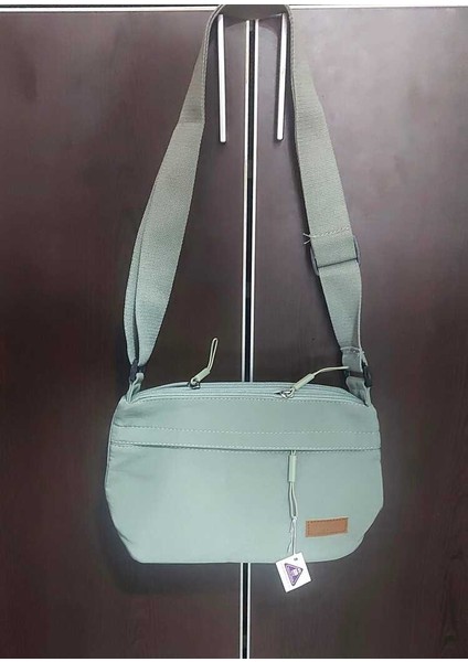 Kadınların Büyük Kapasiteli Omuz Çantası - Bej Naylon, Ayarlanabilir Askı Gri modelleri