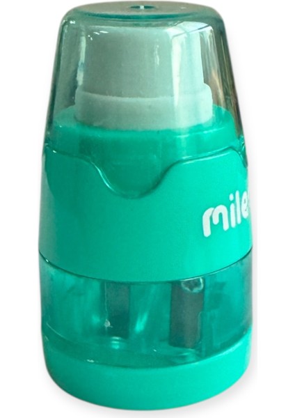 Mileo Maxi Çift Bıçaklı Kalemtraş, Silgili, Renkli, 4 Farklı Renk Seçeneği fiyatları