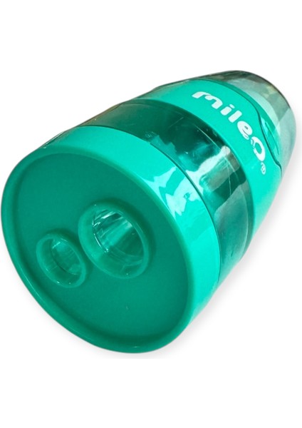 Mileo Maxi Çift Bıçaklı Kalemtraş, Silgili, Renkli, 4 Farklı Renk Seçeneği indirimleri