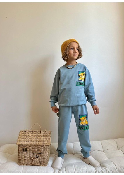 Baskılı Uzun Kollu Erkek Çocuk Alt Üst Takım