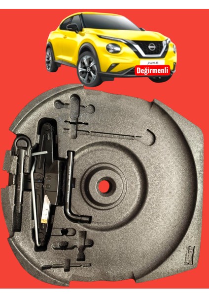 Nıssan Juke 2 - 2019-2023 - Renault Captur Uyumlu Kriko Seti Mais