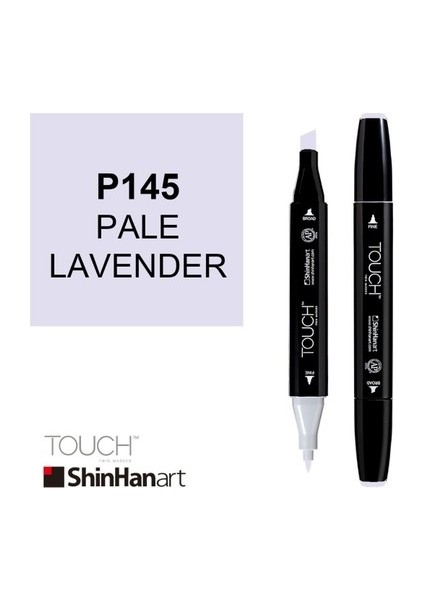 Touch Twin Brush Marker P145 Pale Lavender