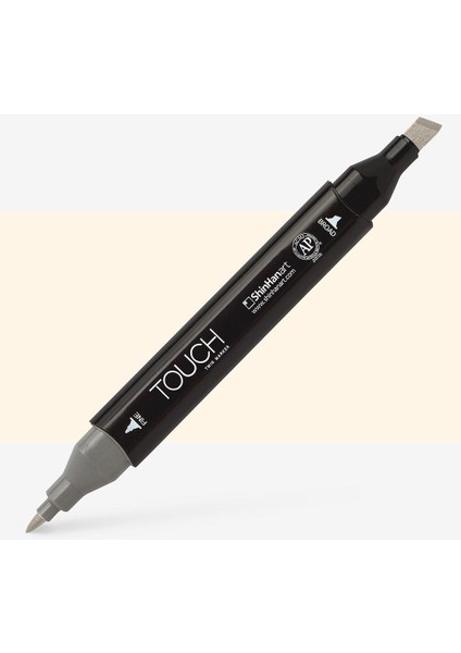 Touch Twin Brush Marker YR132 Milky White