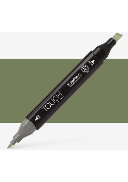 Touch Twin Brush Marker Y42 Bronze Green