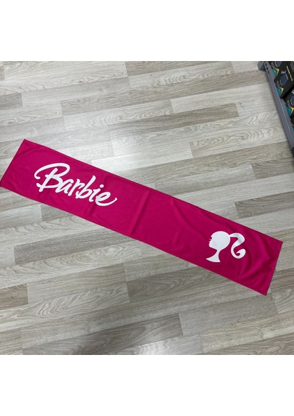 Barbie Barby Baskılı Torpidp Havlusu Örtüsü Pembe