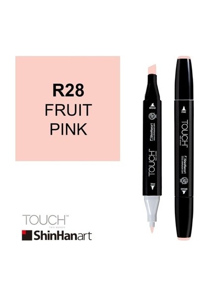 Touch Twin Brush Marker R28 Fruit Pink
