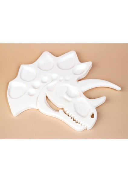 – Dinozor Kafası Şekilli Boya Paleti | 3D Baskı, Pla Sağlıklı Malzeme modelleri