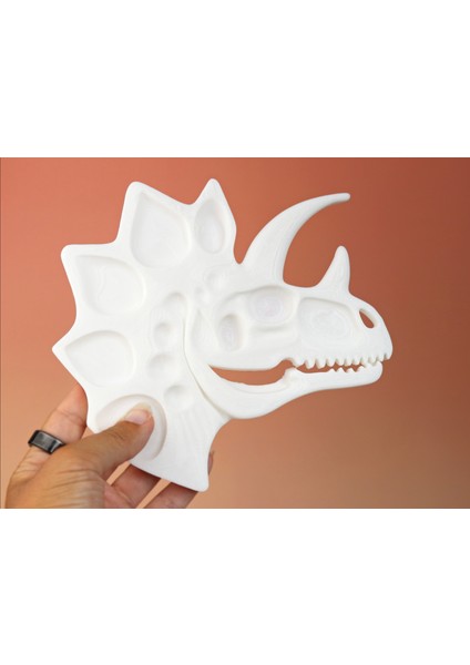 – Dinozor Kafası Şekilli Boya Paleti | 3D Baskı, Pla Sağlıklı Malzeme indirimleri