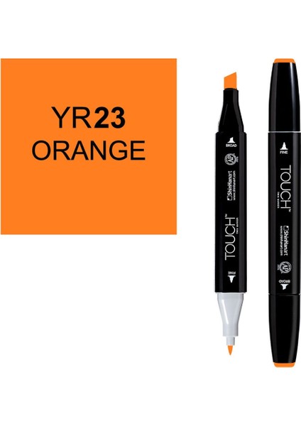 Touch Twin Brush Marker YR23 Orange