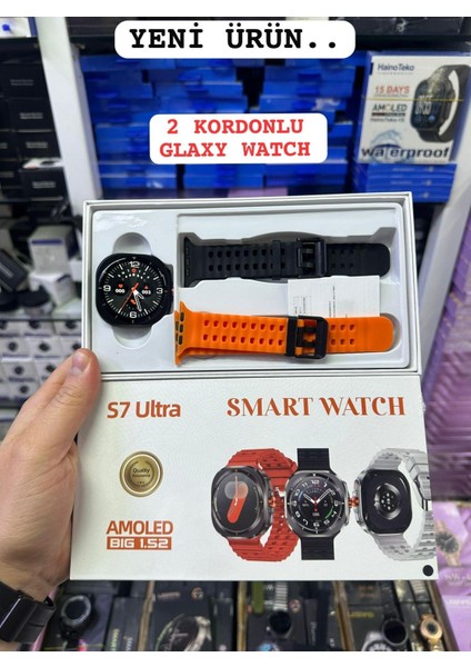 S7 Ultra Çift Kordon Akıllı Saat fırsatları