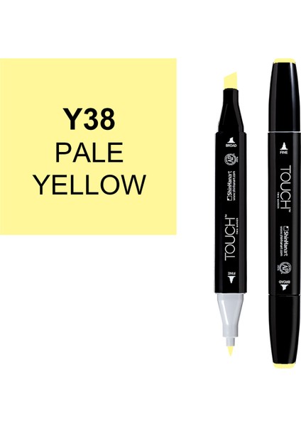 Touch Twin Marker Y38 Pale Yellow