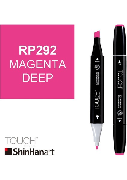 Touch Twin Marker RP292 Magenta Deep