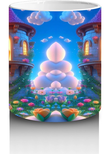 Sevimli Ejderha Figürlü Çocuklara Özel Renkli Cadılar Bayramı Baskılı Kupa modelleri