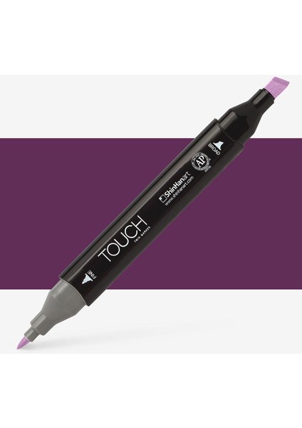 Touch Twin Brush Marker P283 Purple Deep