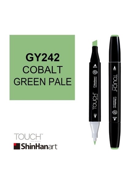 Touch Twin Brush Marker G242 Cobalt Green Pale