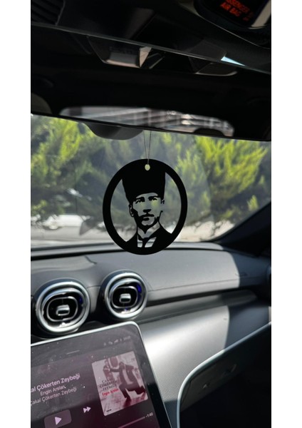 Araba Süsü Metal Mustafa Kemal Atatürk Dikiz Aynası Süsü