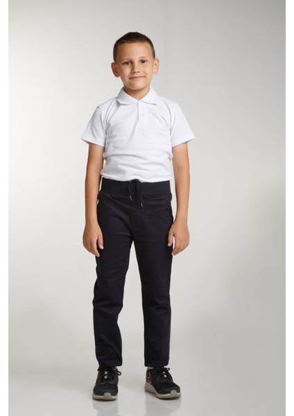 Erkek Ribana Bel Canvas Okul Pantolonu (Bir Büyük Beden Alınması Tavsiye Edilir) fırsatları